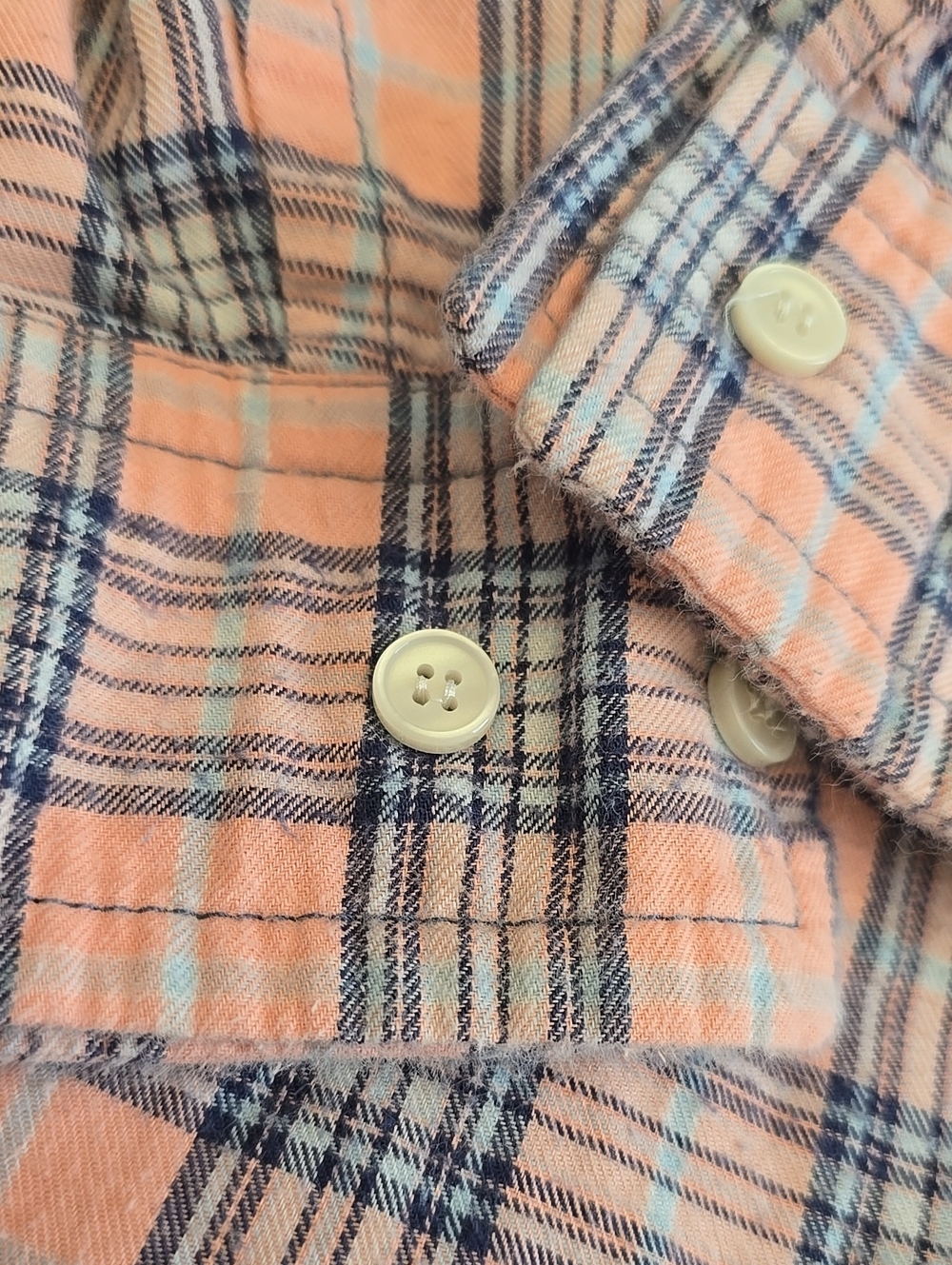 Acne Studios Plaid Cotton Flannel Shirt Shorts Set Pink Blue 100% Cotton #Z - Picture 16 of 16